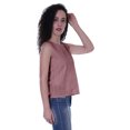 thumbnail image 4 of Moomaya Haut Sans Manches Uni pour Femmes Blouse en Schiffli Tunique Décontractée d'Été, 4 of 6
