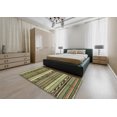 thumbnail image 4 of Ahgly Company Indoor Round Abstract Avocado Green Abstract Area Rugs, 8' Round, 4 of 6