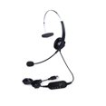 thumbnail image 1 of Amdohai Single-Sided USB Corded Headset Call Center Monaural Headphone with Adjustable Microphone Mute Control Button for Office Computer PC Laptop, 1 of 7
