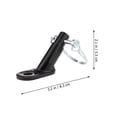 thumbnail image 2 of 2Pcs Iron Bike Hitch Drawing Head Replacement Trailer Coupler Metal Bike Trailer Hitch Attachment, 2 of 6