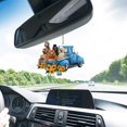 thumbnail image 3 of Ornements Suspendus Mignons en Forme de Chien de Voiture 3D, 3 of 9