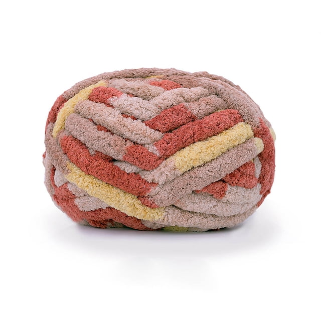 BKER Chunky Finger Knitting Yarn For Beginners Soft Bulky Blend Craft Cord DIY Scarf Making Roving Thread