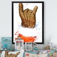thumbnail image 1 of Designart Christmas Holiday Fancy Santa Claus IV Traditional Framed Wall Art, 1 of 4
