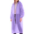 thumbnail image 4 of Lot de 2 Imperméables Ponchos Portatifs, Cameland Manteau de Pluie Imperméable en EVA Réutilisable pour Hommes et Femmes, Manteaux de Pluie Durables Poncho de Pluie à Manches Longues pour Activités de Plein Air, 4 of 8