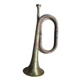 thumbnail image 4 of MERIGLARE Trompette de Cavalerie Instrument de Musique Rétro Clairon de Marche Clairon Soufflant, 4 of 7