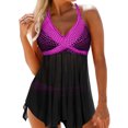 thumbnail image 4 of Gupgi Plus Size Swimsuits for Women 2 Piece Bathing Suits Tankini Top and Panties, 4 of 4
