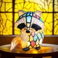 thumbnail image 4 of TopLLC Décorations de Bureau Rétro en Résine 3D en Forme de Renard avec Lampe LED Design Coloré pour Table, Animaux Mignons de Noël Night Lights, 5.9 Pouces, 4 of 9