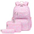 thumbnail image 2 of TIEVOSA Girls' Elementary School Backpack Set – Printed Children's Fatigue Large Capacity 3 Piece Bag Set, 2 of 4
