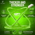 thumbnail image 2 of Honor Athletics 2.0 Beaded Jump Rope - Adjustable with Unbreakable Handles & Shatterproof Beads for Enhanced Fitness Training (Neon Green), 2 of 6