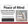 thumbnail image 4 of Ameriwood Home Aaron Lane Bookcase with Sliding Glass Doors, White, 4 of 8
