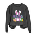 thumbnail image 2 of EGNMCR Easter T-Shirt Imprimé T-Shirts Graphiques pour Femmes Chemises pour Femmes T-Shirt à Col Rond pour Femmes Easter Imprimé Haut à Manches Longues Chandails T-Shirts pour Femmes, 2 of 4