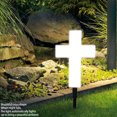 thumbnail image 3 of Grave Decorations, Solar Powered LED  Lights Durable Memorial Headstone Stake ABS  for Cemeteries for Landscapes, 3 of 8
