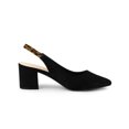 thumbnail image 3 of BLISSFUL STEP Escarpins à Talon Bloc pour Femmes Slingback Talons Noirs 7, 3 of 8