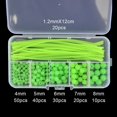 thumbnail image 4 of Mosiee 171 Pcs Perles Rondes 4-8Mm Brillantes pour Monture Leurre de Pêche en Mer Leurres Leurres Flotteurs Accessoires de Pêche Portatifs, 4 of 6