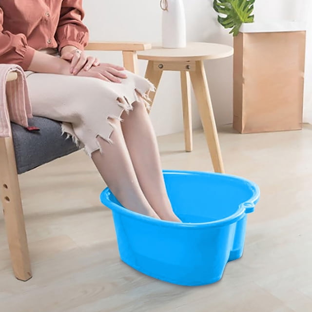 Foot Soaking Bath Basin Foot Bath Spa Tub Foot Bath Basin For Soaking Foot And Pedicure Foot Bath Soak Tub Foot Massager Soaking Tub At Home Spa Dead Skin Remover Bathroom Rugs Bathroom Storage