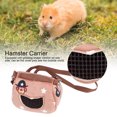 thumbnail image 3 of Hamster Outgoing Bag, Pet Carrier Bag, Flannelette Three Sizes Guinea Pig Chinchilla For Small Pets Squirrel, 3 of 8