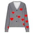 thumbnail image 4 of LOVZFMLL Cardigan for Women‘s Casual Cardigan Button Printed Fashion Jacket Coat, 4 of 4