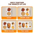 thumbnail image 3 of TOPRATED Large Splicing Electric Warming Tray (33x15 inch), Metal Foldable and Portable Heating Warmers Food Warming Mat for Kitchen,Parties, Buffet, Restaurant, Fam, 3 of 8