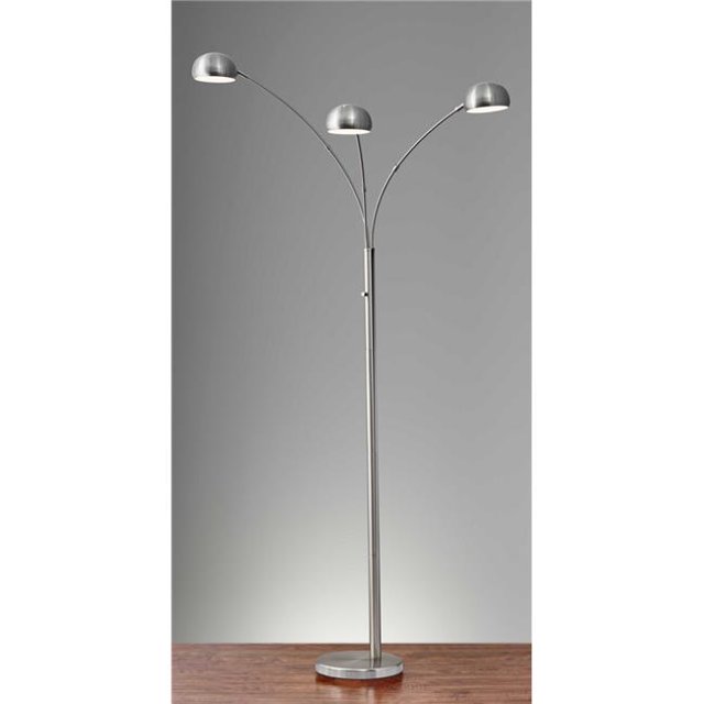 Lampe Arc en Métal Brossé 45 Pouces X 33 Pouces X 84 Pouces