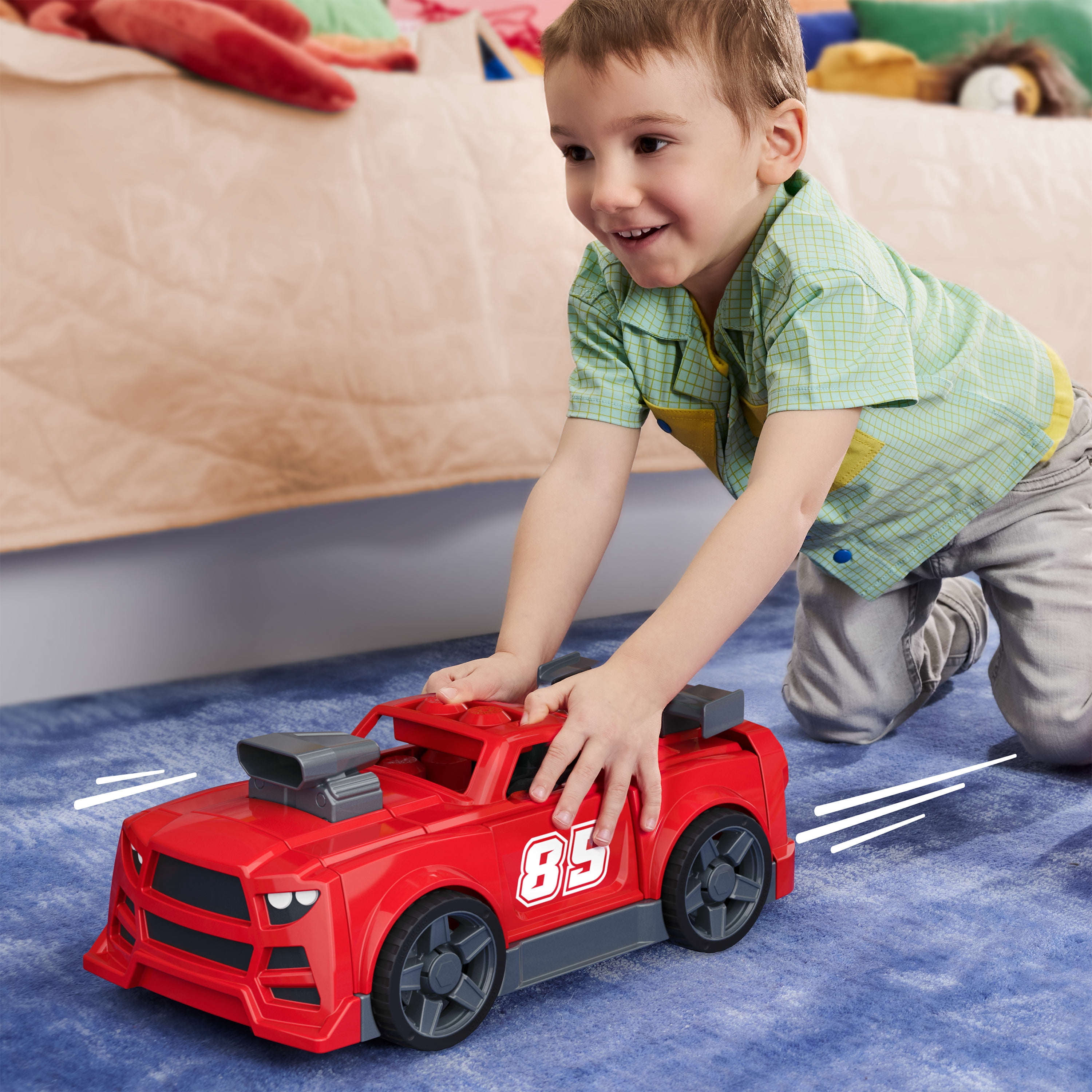 MEGA BLOKS Ma voiture de course à construire, 26 pièces - Exclusivité Walmart