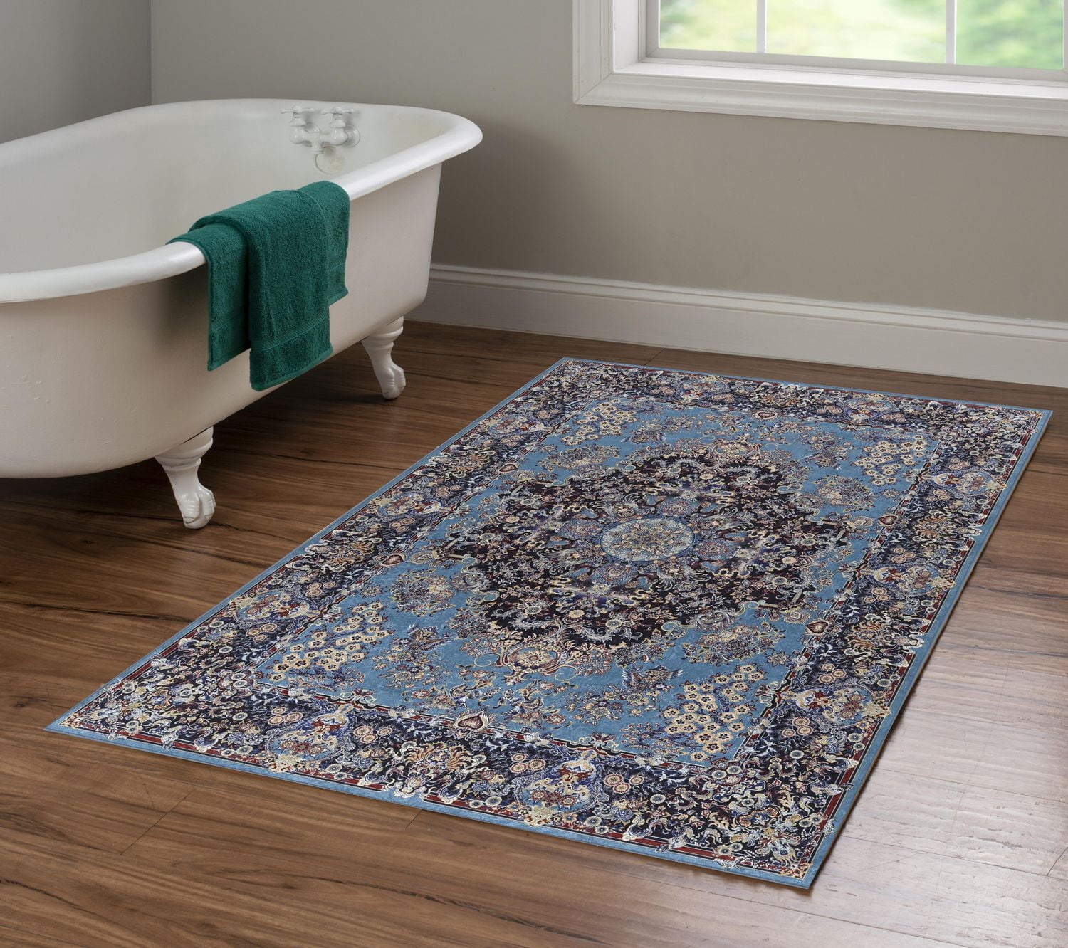 Tapis d'appoint Emerald Harris crème & cuivre de 2 pi 2 po x 3 pi 2 po