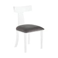 thumbnail image 1 of Heavenly Collection Acrylic Dining Chair, Acrylic Chair with Grey Velvet Upholstery, Grey Dining Chair, T-Shape Acrylic Dining Chair, Dining Room Chair, Grey Upholstered Dining Chair, Kitchen Chair, C, 1 of 2