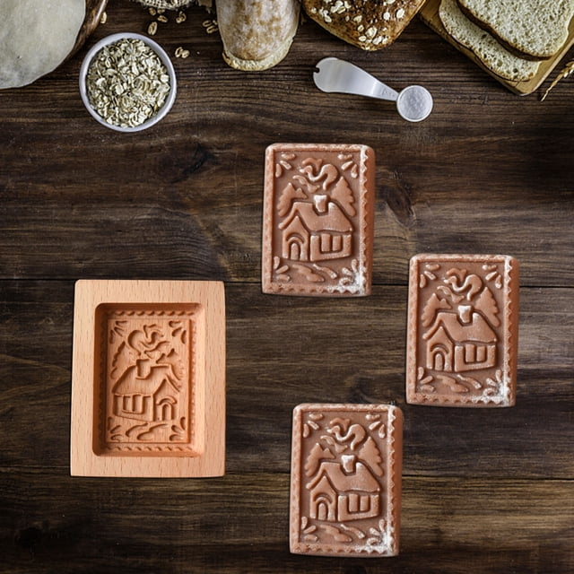 Oleegame 1PC Cookie Mold Cookie Molds Provences Rose Cookie Stamp Embossing Molds Craft Decorating Baking Tool
