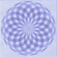 thumbnail image 1 of Ahgly Company Tapis d'Intérieur Lavable en Machine Carré Transitionnel Bleu Ciel, 5 Pieds Carré, 1 of 7