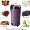 thumbnail image 2 of Kitchen Mixer, Ongmies Grinding Machine Grain Mill Crusher 150W Household Small Chinese Herbal Dry Mill One Button Start Electric Coffee Grinder For, Food Blender, 1×Electric Blade Spice Grinder, 2 of 7