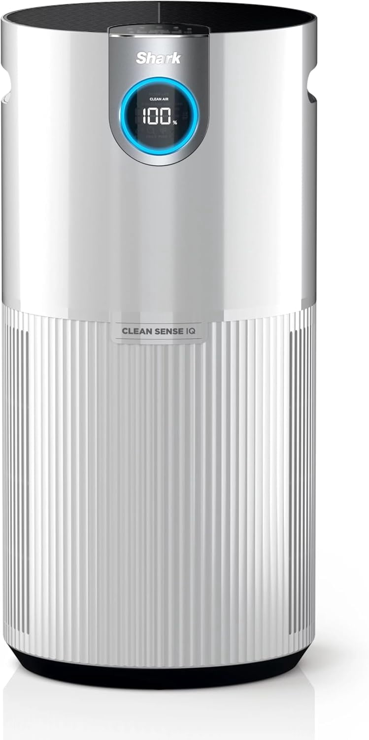 Shark HP200 Air Purifier MAX with Nanoseal HEPA, Cleansense IQ, Odor Lock, Cleans up to 1000 Sq. ft. and 99.98% of Particles (Refurbished) Excellent Condition