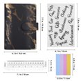 thumbnail image 2 of 1 Set Budget Planner Binder Money Saving Binder Financial Planner File Organizer A6, 2 of 6