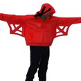 thumbnail image 1 of Women‘s Loose Hoodies Fashion Letter Print Spider Web Fall Jacket, 1 of 5