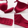 thumbnail image 4 of Womens Sports Bra Convertible Bra Feature V-Neck Wire-Free Bra Style W-220 Red XXL, 4 of 5