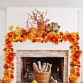 thumbnail image 4 of Yhmxh Simulation Maple Leaf Rattan Wholesale Europe And The United States Home Decoration Simulation Maple Leaf Scenic Arrangement Simulation Maple Leaf Wall Mounted Maple Leaf Rattans, 4 of 6