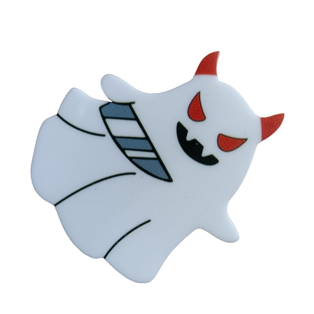 kurtrusly White Affordable Ghosts Enamel Pin Modern Minimalist Brooche Delicate Intricate Enamel Pin Punk E 1Set