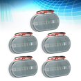 thumbnail image 3 of 5 Pcs 6LED 12V Indicateurs de Marqueur Latéral pour Camion Remorque Accessoire Pratique (Rouge), 3 of 9
