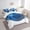 Blue White, variant on Cartoon Skateboard Twin Comforter Set - 7 Pieces Bed in A Bag Colorful Boys Skateboard Comforters,Sports Game Bedding Sets with Comforter, Flat Sheet, Fitted Sheet and Pillowcases & Shams