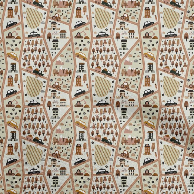 oneOone Velvet Light Brown Fabric Travel Sewing Craft Projects Fabric Prints By Yard 58 Inch Wide