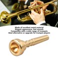 thumbnail image 4 of Metal Trumpet Mouthpiece Replacement Parts Accessories For Trumpeter, Wide Compatibility, High Sensitivity, Efficient Design, 4 of 8