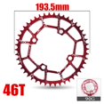 thumbnail image 4 of Bicyclette 104BCD Roue à Chaîne Vélo Rond Anneau de Chaîne 104BCD Guide de Roue de Vélo Plateau de Montagne Pièces de Roue Rouge 46T, 4 of 9