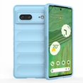 thumbnail image 1 of Color Liquid Silicone Matte Phone Case for Google Pixel 8 pro Skin Feel Armor Shockproof Protect Soft Cover - Blue, 1 of 5