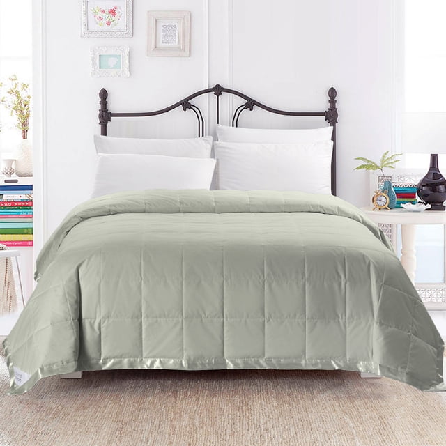 Puredown® Couverture Légère en Duvet Blanc