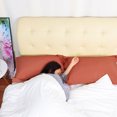 thumbnail image 4 of PiccoCasa Soft 1800 Microfiber Oxford Pillowcases 2Pcs, Standard Orange, 4 of 7