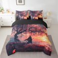 thumbnail image 2 of YST Japanese Samurai 7-Piece Comforter Set, King, Cherry Blossoms, 2 of 6