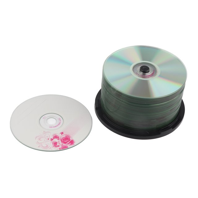 CD-R Disques Vierges, 52X 700MB Disque Enregistrable CD Vierges pour Graver et Stocker des Images Numériques Musique Données Audio Performance Stable