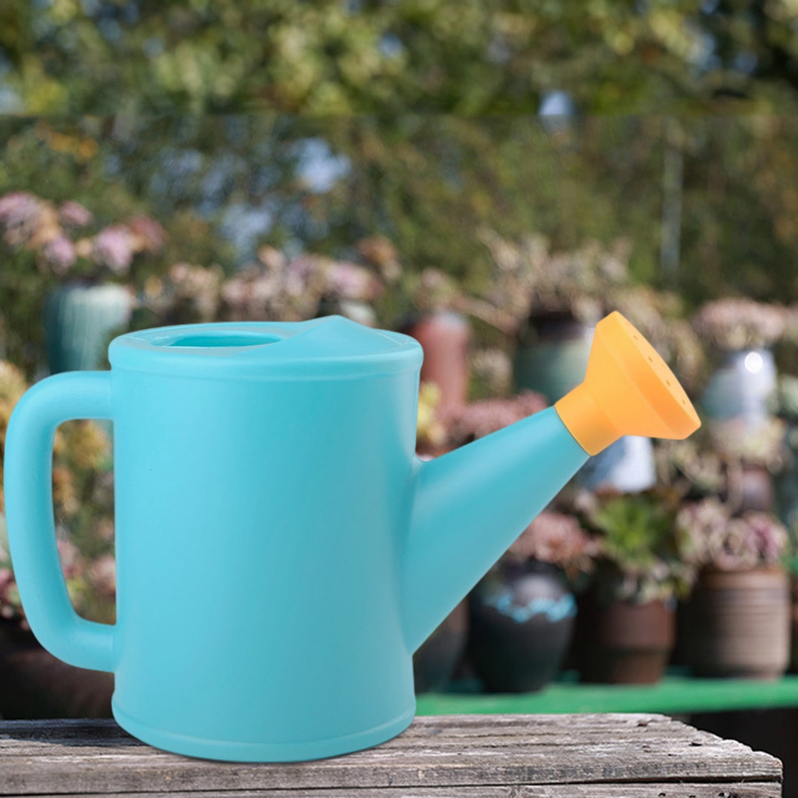 Garden Watering Can for Kids 700ML Lightweight Water Bottle with Fresh Green Powder Design