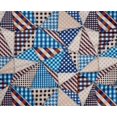 thumbnail image 5 of oneOone Polyester Lycra Navy Blue Fabric Check Patchwork Sewing Craft Projects Fabric Prints By Yard 56 Inch Wide, 5 of 5