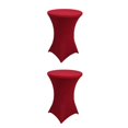 thumbnail image 2 of Wweixi Versatile Elastic Cocktail Table Set Fitting For Any Occasion Environmentally Friendly Polyester red 2Set, 2 of 6