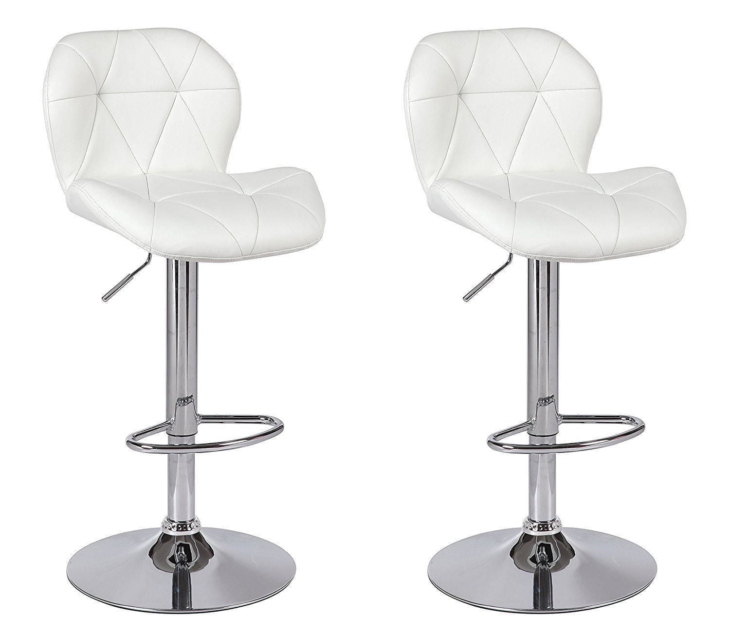 Nicer Furniture White Tripatch Bar Stool