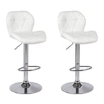 Nicer Furniture White Tripatch Bar Stool